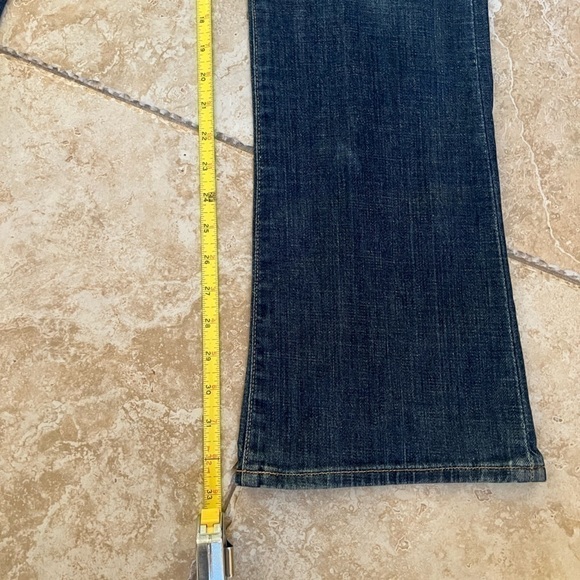 Lucky BRAND Vintage Cate boot leg flare with flap pockets distressed size 29 - Picture 12 of 15